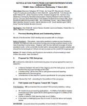 Customer Representatives Group minute - 17 March 2021